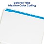 Avery Print & Apply Blank Tab Dividers, 8-Tab, Blue, 5/Pack (11411)~#|#~sp42466203_sc7