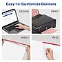 Avery Index Maker Unpunched Paper Dividers with Print & Apply Label Sheets, 8 Tabs, White, 5 Sets/Pack (11432)~#|#~sp42466685_sc7