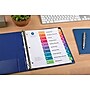 Avery Ready Index Table of Contents Paper Dividers, 1-10 Tabs, Multicolor (11135)~#|#~sp42477721_sc7