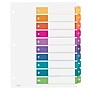 Avery Ready Index Table of Contents Paper Dividers, 1-10 Tabs, Multicolor (11135)~#|#~sp42477726_sc7