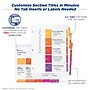 Avery Ready Index Table Of Contents Preprinted Dividers, 5-Tab, White, 5/Set (13154)~#|#~sp42480646_sc7