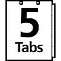 Avery® Ready Index® Table of Contents Dividers for Classification Folders, 5-Tab Set~#|#~sp42480813_sc7