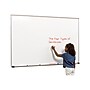 Best-Rite Deluxe Porcelain Dry-Erase Whiteboard, Anodized Aluminum Frame, 8' x 4' (202AH-25)~#|#~sp42716576_sc7
