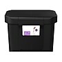 simplehuman Indoor Step Trash Can, Black Plastic, 12 Gal. (CW1385)~#|#~sp42717034_sc7