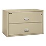 FireKing Classic 2-Drawer Lateral File Cabinet, Fire Resistant, Beige, Letter/Legal, 44.5"W (2-4422-CPA)~#|#~sp42717121_sc7