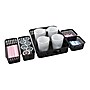 Advantus Plastic 5-Compartment Drawer Organizers, Black, 5/Pack (37530)~#|#~sp42717268_sc7