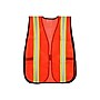 MCR Safety High Visibility Sleeveless Safety Vest, Orange, One Size (V201R)~#|#~sp42718157_sc7