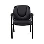 Offices To Go Faux Leather Guest Chair, Black (OTG3915B)~#|#~sp42718221_sc7