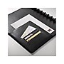 Staples 1-Subject Customizable Notebook, 8.5" x 11", Narrow Ruled, 60 Sheets, Black (19998)~#|#~sp42718665_sc7