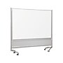 Best-Rite Dura-Rite D.O.C. Partition Laminate Dry-Erase Whiteboard, Anodized Aluminum Frame, 5' x 6' (661AG-HH)~#|#~sp42803458_sc7