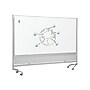 Best-Rite Dura-Rite D.O.C. Partition Laminate Dry-Erase Whiteboard, Anodized Aluminum Frame, 5' x 6' (661AG-HH)~#|#~sp42803459_sc7