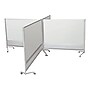 Best-Rite Dura-Rite D.O.C. Partition Laminate Dry-Erase Whiteboard, Anodized Aluminum Frame, 5' x 6' (661AG-HH)~#|#~sp42803463_sc7