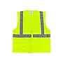 Protective Industrial Products High Visibility Zipper Safety Vest, ANSI Class R2, Lime Yellow, 2XL (302-0702Z-LY/2X)~#|#~sp42803573_sc7
