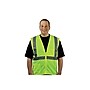 Protective Industrial Products High Visibility Zipper Safety Vest, ANSI Class R2, Lime Yellow, 2XL (302-0702Z-LY/2X)~#|#~sp42803575_sc7