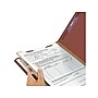 Smead Pressboard Classification Folders with SafeSHIELD Fasteners, 2" Expansion, Legal Size, 1 Divider, Red, 10/Box (18775)~#|#~sp42803929_sc7