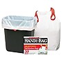 Berry Global Handi-Bag 13 Gallon Trash Bag, 24" x 27.38", Low Density, 0.6 mil, White, 50 Bags/Box (HAB6DK50)~#|#~sp42804127_sc7