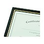 NuDell EZ Mount Plastic Certificate Frame, Black (11880)~#|#~sp42804177_sc7