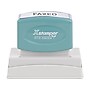 Xstamper 2.81"W Custom Pre-Inked Stamp, Assorted Ink, Each (N18)~#|#~sp42804255_sc7