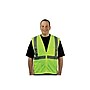 Protective Industrial Products High Visibility Zipper Safety Vest, ANSI Class R2, Lime Yellow, Large (302-0702Z-LY/L)~#|#~sp42829133_sc7