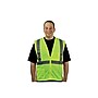 Protective Industrial Products High Visibility Zipper Safety Vest, ANSI Class R2, Hi-Vis Lime Yellow, X-Large (302-0702Z-LY/XL)~#|#~sp42829141_sc7