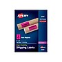 Avery High Visibility Laser Shipping Labels, 2" x 4", Neon Magenta, 10/Sheet, 100 Sheets/Pack (5974)~#|#~sp43802140_sc7
