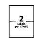 Avery TrueBlock Laser Shipping Labels, 5 1/2" x 8 1/2", White, 500 Labels/Pack (5912)~#|#~sp43802222_sc7