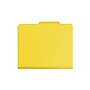 Smead Pressboard Classification Folders with SafeSHIELD Fasteners, 2" Expansion, Letter Size, 2 Dividers, Yellow, 10/Box (14084)~#|#~sp43803056_sc7