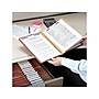 Smead SafeSHIELD 60% Recycled Heavy Duty Pressboard Classification Folder, 3-Dividers, 3" Expansion, Letter Size, Red, 10/Box~#|#~sp43804526_sc7