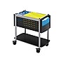 Safco Scoot Metal Mobile File Cart with Lockable Wheels, Black (5373BL)~#|#~sp43805269_sc7