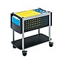 Safco Scoot Metal Mobile File Cart with Lockable Wheels, Black (5373BL)~#|#~sp43805270_sc7