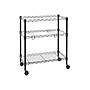 Alera Wire Mobile File Cart with Lockable Wheels, Black (ALEFW601426BL)~#|#~sp43805272_sc7