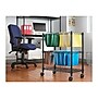 Alera Wire Mobile File Cart with Lockable Wheels, Black (ALEFW601426BL)~#|#~sp43805275_sc7