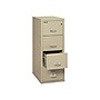 FireKing Classic 4-Drawer Vertical File Cabinet, Fire Resistant, Letter, Parchment, 31.56"D (4-1831-CPA)~#|#~sp43805835_sc7
