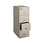 FireKing 2 Hour Rated 4-Drawer Vertical File Cabinet, Fire Resistant, Letter, Beige, 31.19"D  (4-1956-2PA)~#|#~sp43805841_sc7