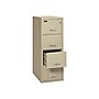 FireKing 2 Hour Rated 4-Drawer Vertical File Cabinet, Fire Resistant, Legal, Parchment, 32.06"D (4-2157-2PA)~#|#~sp43805844_sc7