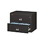 FireKing Classic 2-Drawer Lateral File Cabinet, Fire Resistant, Letter/Legal, Black, 37.5"W (2-3822-CBL)~#|#~sp43805852_sc7