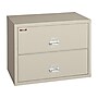 FireKing Classic 2-Drawer Lateral File Cabinet, Fire Resistant, Letter/Legal, Beige, 37.5"W (2-3822-CPA)~#|#~sp43805870_sc7