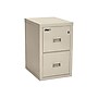 FireKing Dock to Dock 2-Drawer Mobile Vertical File Cabinet, Letter/Legal, Lockable, Fire Resistant, Parchment (2R1822-CPA)~#|#~sp43806219_sc7