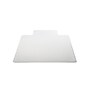 Deflect-O DuraMat Carpet Chair Mat with Lip, 45" x 53'', Low-Pile, Clear (DEFCM13233)~#|#~sp43806266_sc7