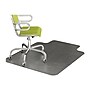Deflect-O DuraMat Carpet Chair Mat with Lip, 45" x 53'', Low-Pile, Clear (DEFCM13233)~#|#~sp43806297_sc7