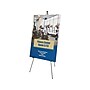 Quartet Instant Easel Display Easel, 63", Black Aluminum (29E)~#|#~sp43806907_sc7