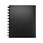Staples Arc Customizable Poly Notebook, 9-3/8" x 11-1/4", 60 Sheets, Narrow Ruled, Black (20009)~#|#~sp43807083_sc7