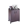 Safco Wood Mobile Kitchen Cart with Lockable Wheels, Mahogany (8953MH)~#|#~sp43812608_sc7