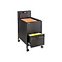 Safco Metal Mobile File Cart with Lockable Wheels, Black (5364BL)~#|#~sp43812612_sc7