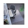 Deflect-O DuraMat Carpet Chair Mat with Lip, 46" x 60'', Low-Pile, Clear (CM13433F)~#|#~sp43812648_sc7