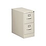 HON 310 Series 2-Drawer Vertical File Cabinet, Letter Size, Lockable, 29"H x 15"W x 26.5"D, Putty  (HON312PL)~#|#~sp43813116_sc7