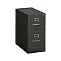 HON 310 Series 2-Drawer Vertical File Cabinet, Letter Size, Lockable, 29"H x 15"W x 26.5"D, Black (HON312PP)~#|#~sp43813125_sc7