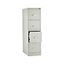 HON 310 Series 4-Drawer Vertical File Cabinet, Letter Size, Lockable, 52"H x 15"W x 26.5"D, Light Gray  (HON314PQ)~#|#~sp43813136_sc7