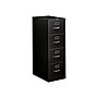 HON 310 Series 4-Drawer Vertical File Cabinet, Legal Size, Lockable, 52"H x 18.25"W x 26.5"D, Black (HON314CPP)~#|#~sp43813155_sc7
