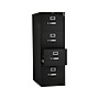 HON 310 Series 4-Drawer Vertical File Cabinet, Legal Size, Lockable, 52"H x 18.25"W x 26.5"D, Black (HON314CPP)~#|#~sp43813156_sc7
